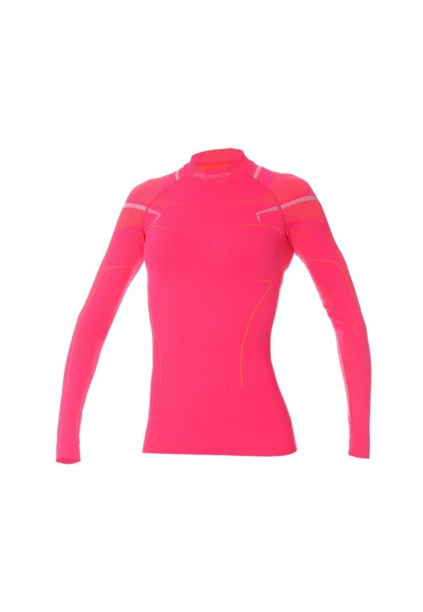 Termoaktywna damska bluza narciarska Brubeck Thermo. Kolor: różowy. Materiał: poliamid, elastan. Sport: narciarstwo