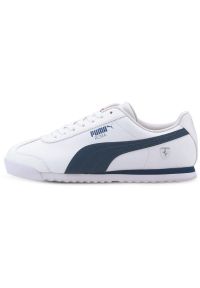 Adidasy Puma Ferrari Style Roma, Dla obu płci. Kolor: biały. Materiał: skóra ekologiczna, materiał. Sport: fitness