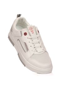 Buty sportowe białe Cross Jeans LL2R4011C. Kolor: biały. Materiał: skóra ekologiczna. Sezon: lato