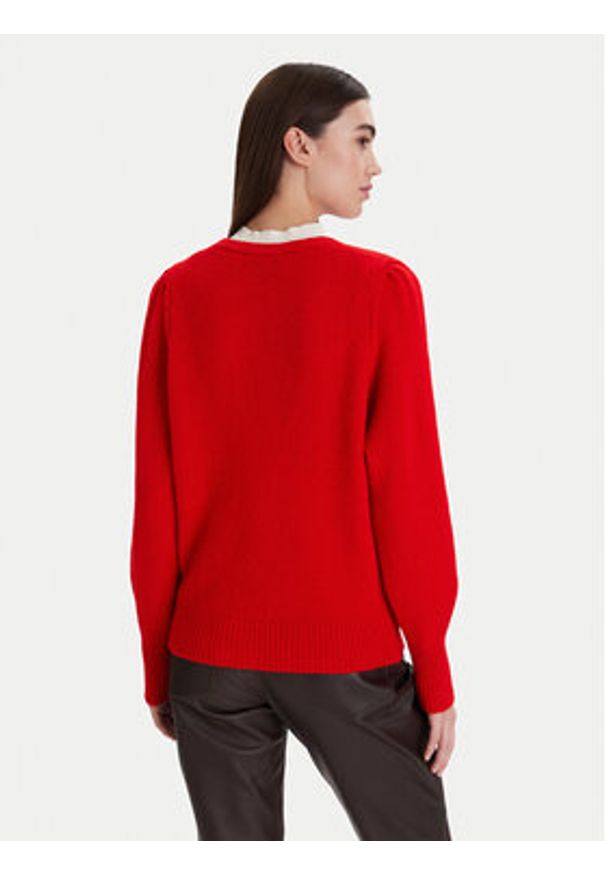 Morgan Kardigan 252-MGOJI Czerwony Regular Fit. Kolor: czerwony. Materiał: syntetyk