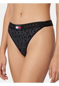 TOMMY HILFIGER - Tommy Hilfiger Dół od bikini UW0UW06587 Czarny. Kolor: czarny. Materiał: syntetyk #3