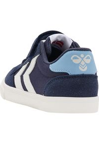 Sneakersy dla dzieci Hummel Slimmer Stadil. Okazja: na co dzień. Kolor: niebieski. Materiał: zamsz. Szerokość cholewki: normalna #2