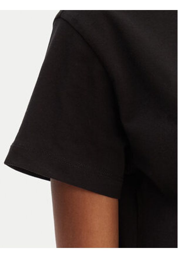 Patrizia Pepe T-Shirt 8M1543/J111-K103 Czarny Regular Fit. Kolor: czarny. Materiał: bawełna