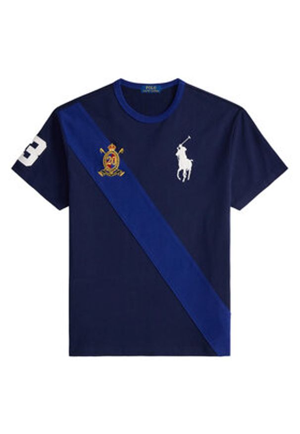 Polo Ralph Lauren T-Shirt 710981767003 Granatowy Regular Fit. Typ kołnierza: polo. Kolor: niebieski. Materiał: bawełna