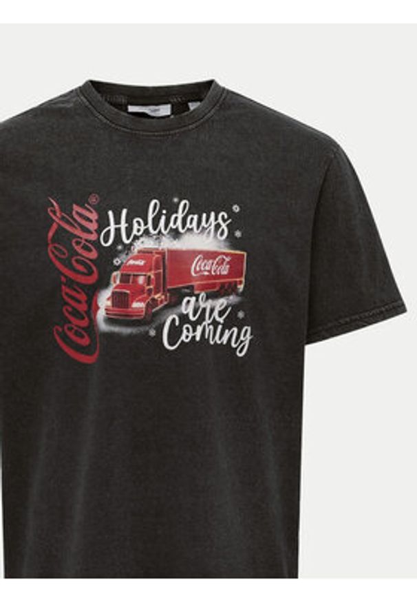 Only & Sons T-Shirt 22030844 Czarny Regular Fit. Kolor: czarny. Materiał: bawełna