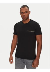 Emporio Armani Underwear Komplet t-shirtów EM000391 AF10779 MC005 Czarny Regular Fit. Kolor: czarny. Materiał: bawełna #8