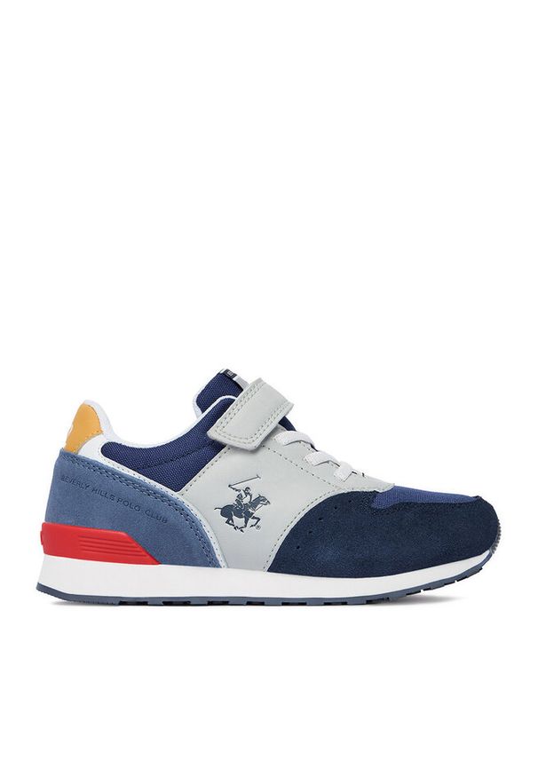 Sneakersy Beverly Hills Polo Club. Kolor: niebieski