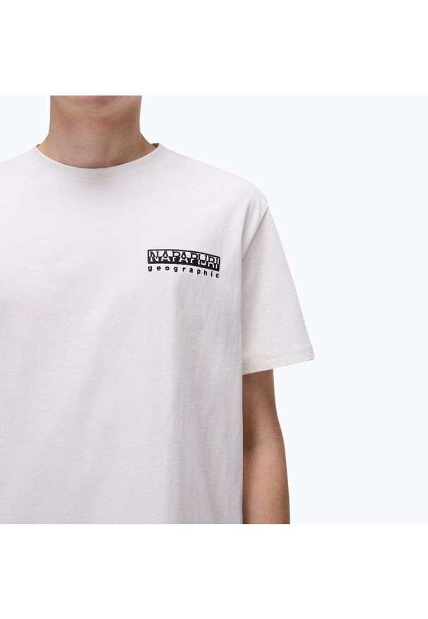 Koszulka męska Napapijri S-Vignonil Back. Kolor: biały