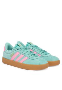Adidas - adidas Sneakersy Vl Court 3.0 IH6518 Turkusowy. Kolor: turkusowy. Materiał: skóra, zamsz #3
