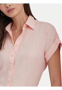 Lauren Ralph Lauren Koszula 200699152045 Różowy Relaxed Fit. Kolor: różowy. Materiał: len #2