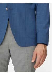 Michael Kors Marynarka MK0SB01025 Niebieski Slim Fit. Kolor: niebieski. Materiał: syntetyk #7