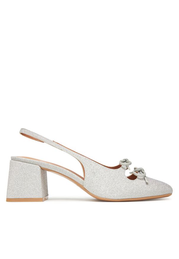 Czółenka Call It Spring. Kolor: srebrny