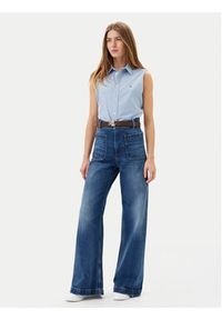 Polo Ralph Lauren Koszula 211968896002 Błękitny Classic Fit. Typ kołnierza: polo. Kolor: niebieski. Materiał: bawełna #6