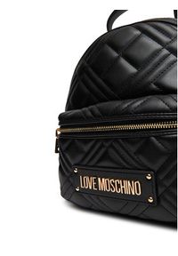 Love Moschino - LOVE MOSCHINO Plecak JC4148PP0MLA0000 Czarny. Kolor: czarny. Materiał: skóra