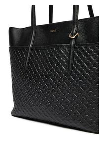 BOSS - Boss Torebka Alyce Shopper 50529349 Czarny. Kolor: czarny. Materiał: skórzane