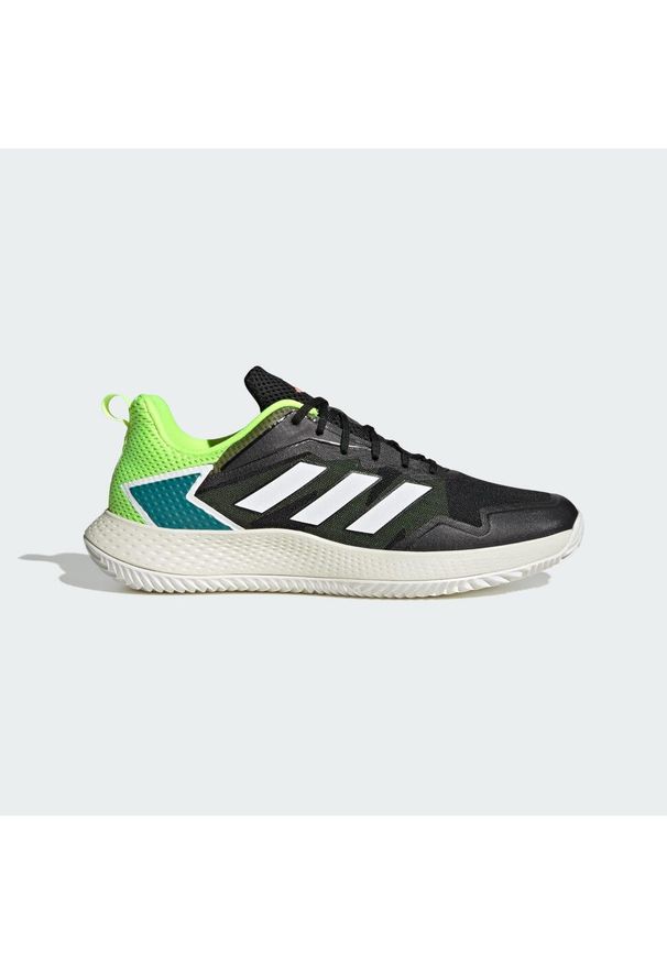 Adidas - Defiant Speed Tennis Shoes. Kolor: czarny, niebieski, wielokolorowy, biały. Materiał: materiał. Sport: tenis