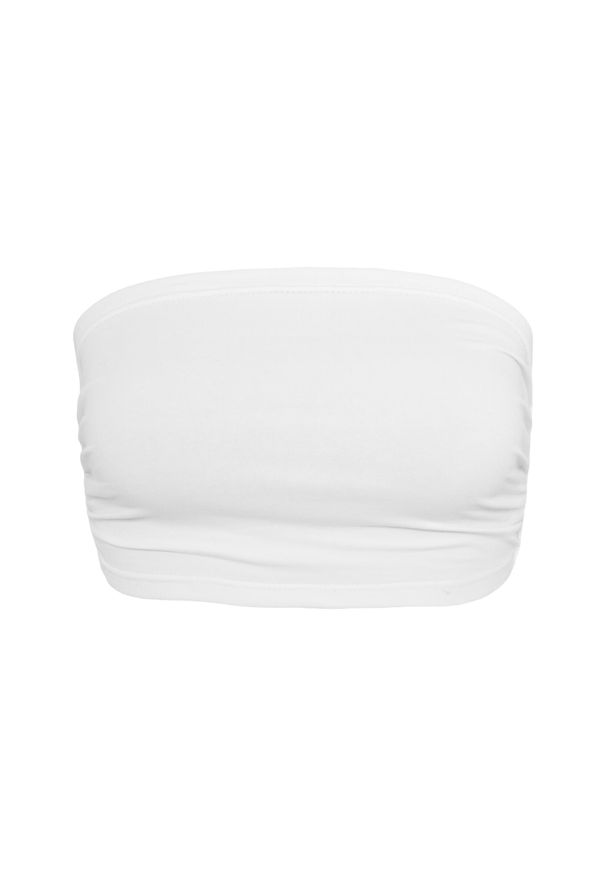 BUILD YOUR BRAND - Top Bandeau Dla Kobiet. Kolor: biały