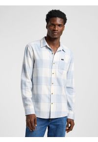 Lee - LEE MĘSKA KOSZULA LEE MERCANTILE SHIRT ECRU CONCRETE 112364144