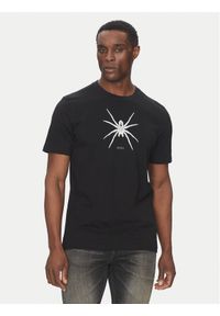 BOSS T-Shirt Te_Spiderbat 50534924 Czarny Regular Fit. Kolor: czarny. Materiał: bawełna