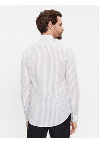 Calvin Klein Koszula K10K112090 Biały Slim Fit. Kolor: biały. Materiał: bawełna #3