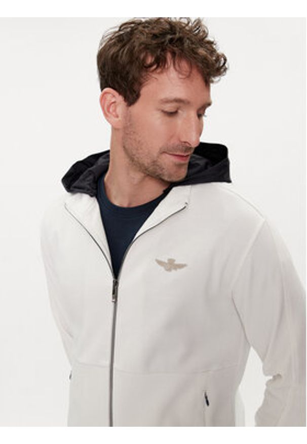 Aeronautica Militare Bluza 241FE1867P329 Écru Regular Fit. Materiał: bawełna, syntetyk