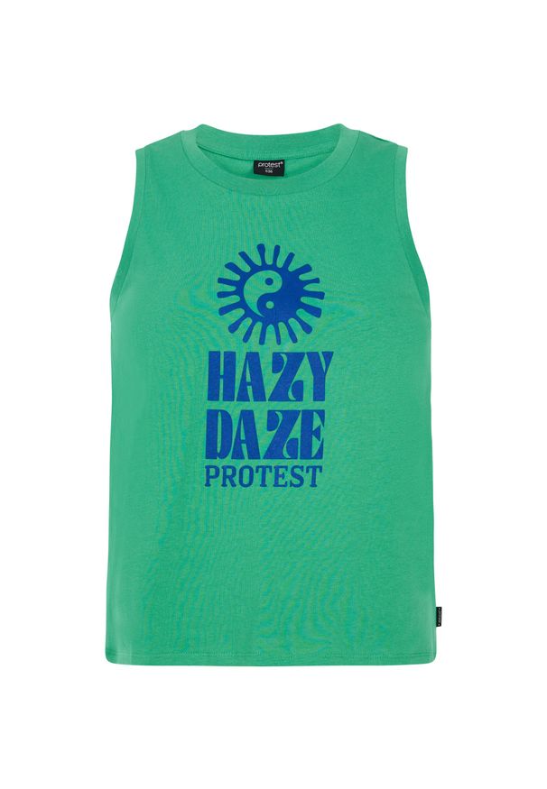 Protest - Top bez rękawów damski PROTEST PRTMalang. Kolor: zielony. Długość rękawa: bez rękawów