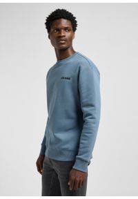 Lee - MĘSKA BLUZA LEE REGULAR CORE SWS VINTAGE BLUE 112371866. Styl: vintage #4