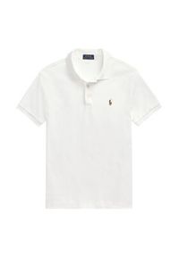 Polo Ralph Lauren Polo 710685514001 Biały Slim Fit. Typ kołnierza: polo. Kolor: biały. Materiał: bawełna #3