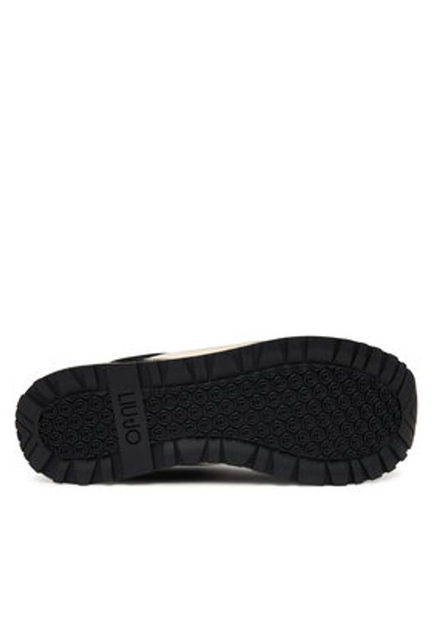 Liu Jo Sneakersy Maxi Wonder 91 BF5005 PX681 Czarny. Kolor: czarny. Materiał: skóra, zamsz