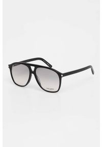 SAINT LAURENT - Saint Laurent okulary przeciwsłoneczne damskie kolor czarny. Kolor: czarny #4