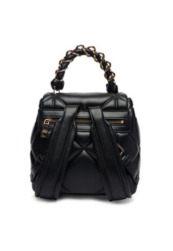 Love Moschino - LOVE MOSCHINO Plecak JC4114PP1OLC0000 Czarny. Kolor: czarny. Materiał: skóra