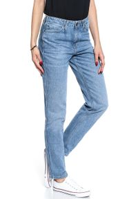 Lee - SPODNIE DAMSKIE LEE TAILORED MOM LIGHT STONE L31IGAQA 112107148 #8