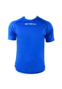 Givova - Męska Koszulka Piłkarska One Mac010007. Kolor: niebieski. Sport: piłka nożna