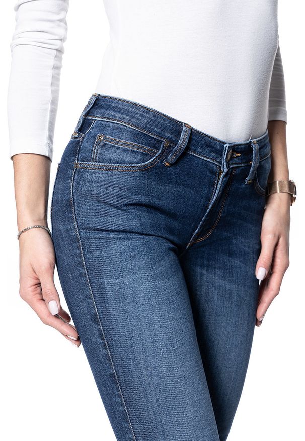 Lee - SPODNIE DAMSKIE LEE SKINNY SCARLETT DARK ABERDEEN L526SIMX 112111907