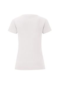 FRUIT OF THE LOOM - Koszulka Damska Iconic Plain T-shirt. Kolor: biały