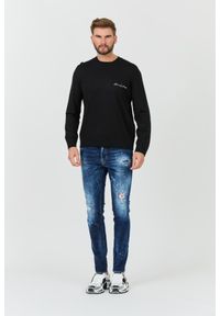 Armani Exchange - ARMANI EXCHANGE Czarny męski sweter Jumpers, Rozmiar XL. Kolor: czarny #5