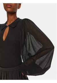 Munthe Bluzka 244160424471 Czarny Regular Fit. Kolor: czarny. Materiał: wiskoza #5