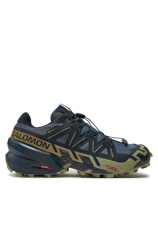 salomon - Buty Salomon. Kolor: niebieski. Technologia: Gore-Tex. Model: Salomon Speedcross