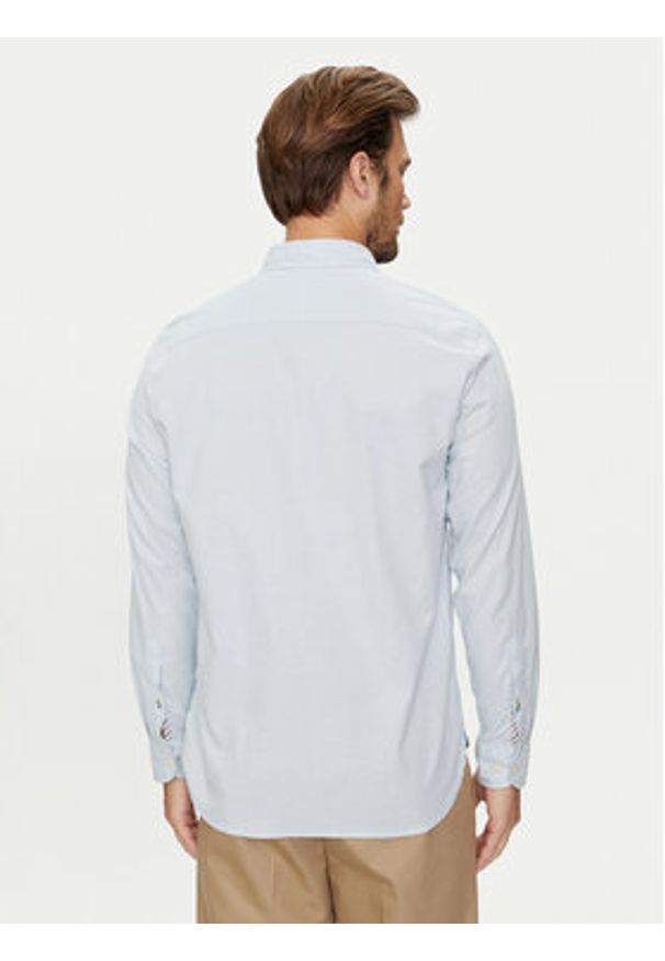 TOMMY HILFIGER - Tommy Hilfiger Koszula Oxford MW0MW25037 Błękitny Regular Fit. Kolor: niebieski. Materiał: bawełna