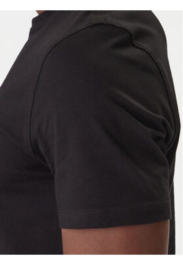 Guess T-Shirt M6RI17 J1314 Czarny Slim Fit. Kolor: czarny. Materiał: bawełna