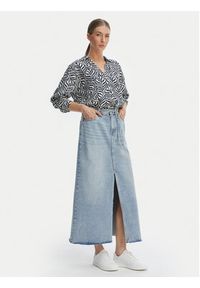 Vero Moda Spódnica jeansowa Wien 10341834 Niebieski Regular Fit. Kolor: niebieski. Materiał: bawełna #4