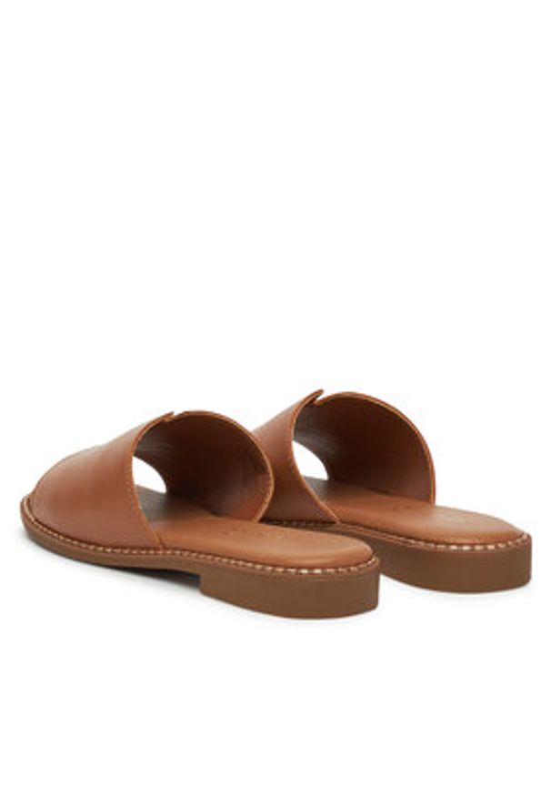 Lasocki Klapki RST-KM215-01 Brązowy. Kolor: brązowy. Materiał: skóra