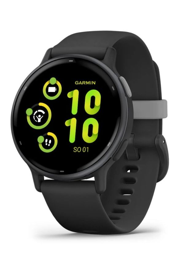 GARMIN - Garmin Vivoactive 5 czarny. Rodzaj zegarka: cyfrowe. Kolor: czarny. Styl: sportowy, casual