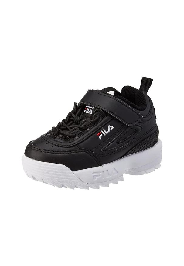 Buty do chodzenia dziecięce Fila Disruptor. Kolor: czarny. Sport: turystyka piesza
