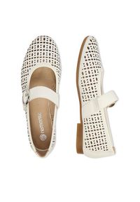 Remonte Baleriny CEO-D0K16-80 Biały. Kolor: biały. Materiał: skóra, syntetyk #5