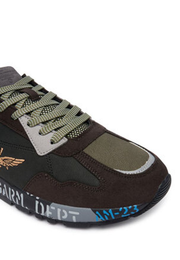 Aeronautica Militare Sneakersy 252SC0276UCT03380 Czarny. Kolor: czarny. Materiał: materiał