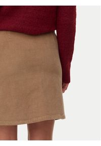 Vero Moda Spódnica mini Etta 10315342 Beżowy Regular Fit. Kolor: beżowy. Materiał: bawełna