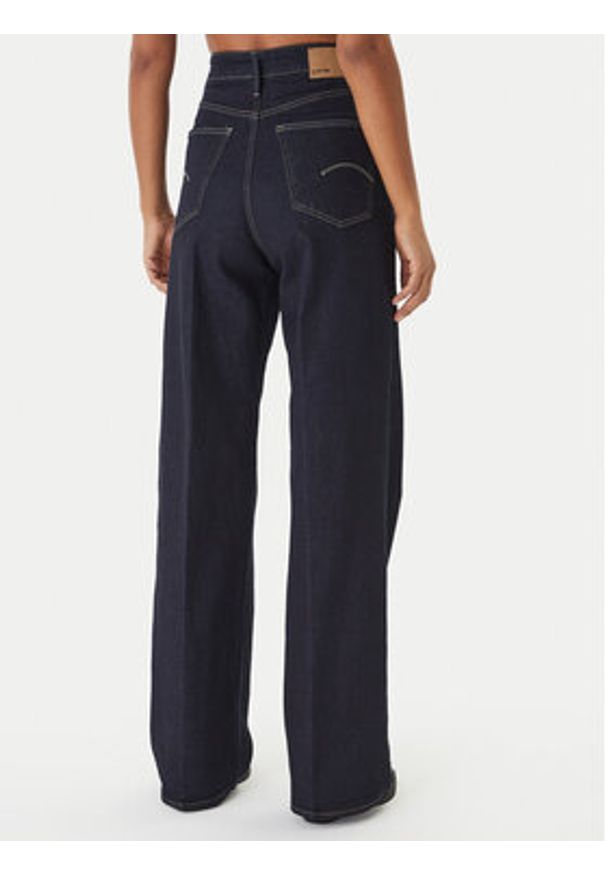 G-Star RAW - G-Star Raw Jeansy Deck 2.0 D23591-E205 Granatowy Wide Leg. Kolor: niebieski