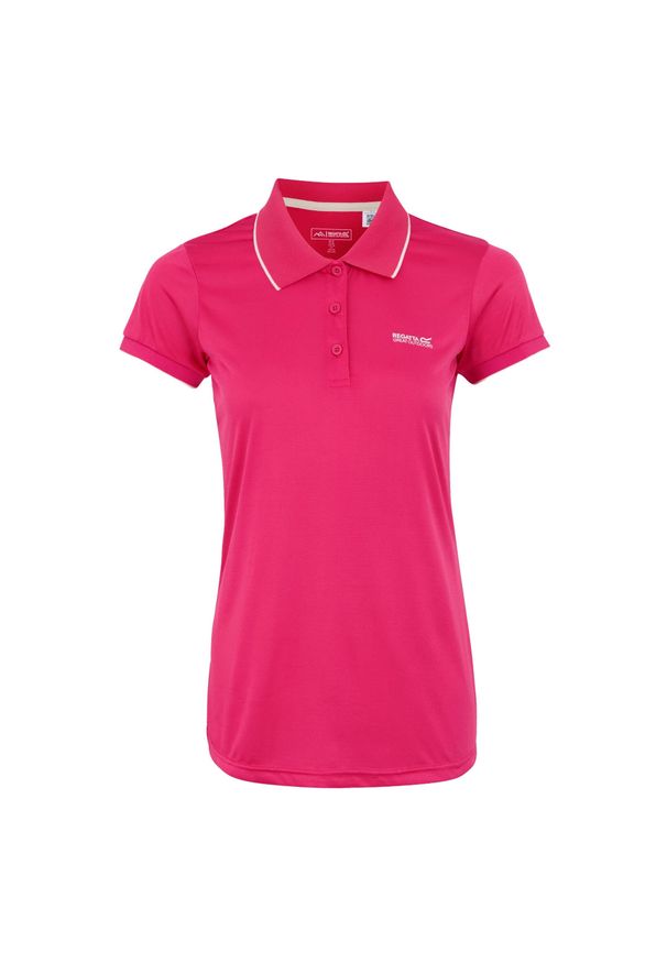 Regatta - Damska Koszulka Polo Remex II. Typ kołnierza: polo. Kolor: czerwony. Styl: sportowy