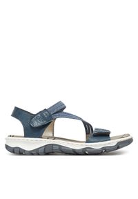 Rieker Sandały CEO-68871-14 Niebieski. Kolor: niebieski. Materiał: materiał #1